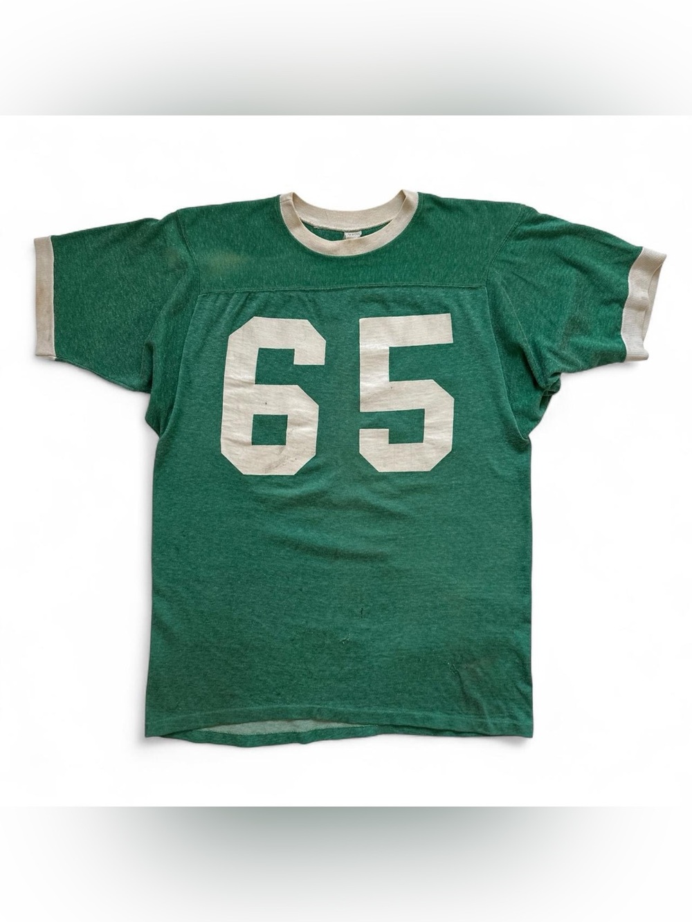 Vintage distressed football jersey shirt 60s jesco retro sportswear Americana